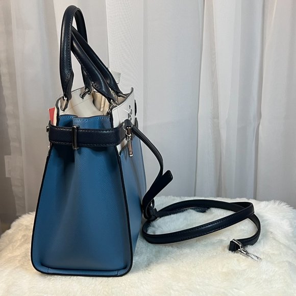 New Kate Spade Staci Medium Satchel Saffiano Leather Niagara Multi - Picture 11 of 15